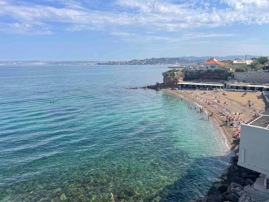 Duplex Bord De Mer La Madrague Марсилия Екстериор снимка